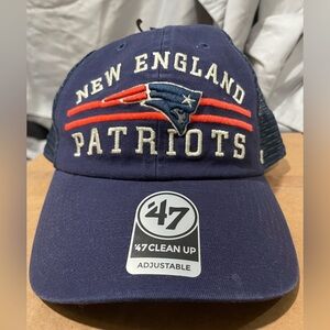 NWT 47 Brand New England Patriots Navy and Red Cap